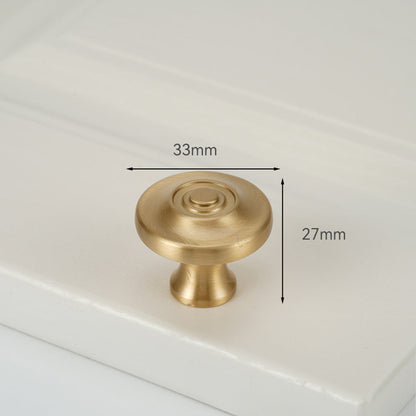 Comforsyco Brushed Gold Brass Cabinet Pulls and Knobs