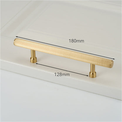 Comforsyco Brushed Gold Brass Cabinet Pulls and Knobs