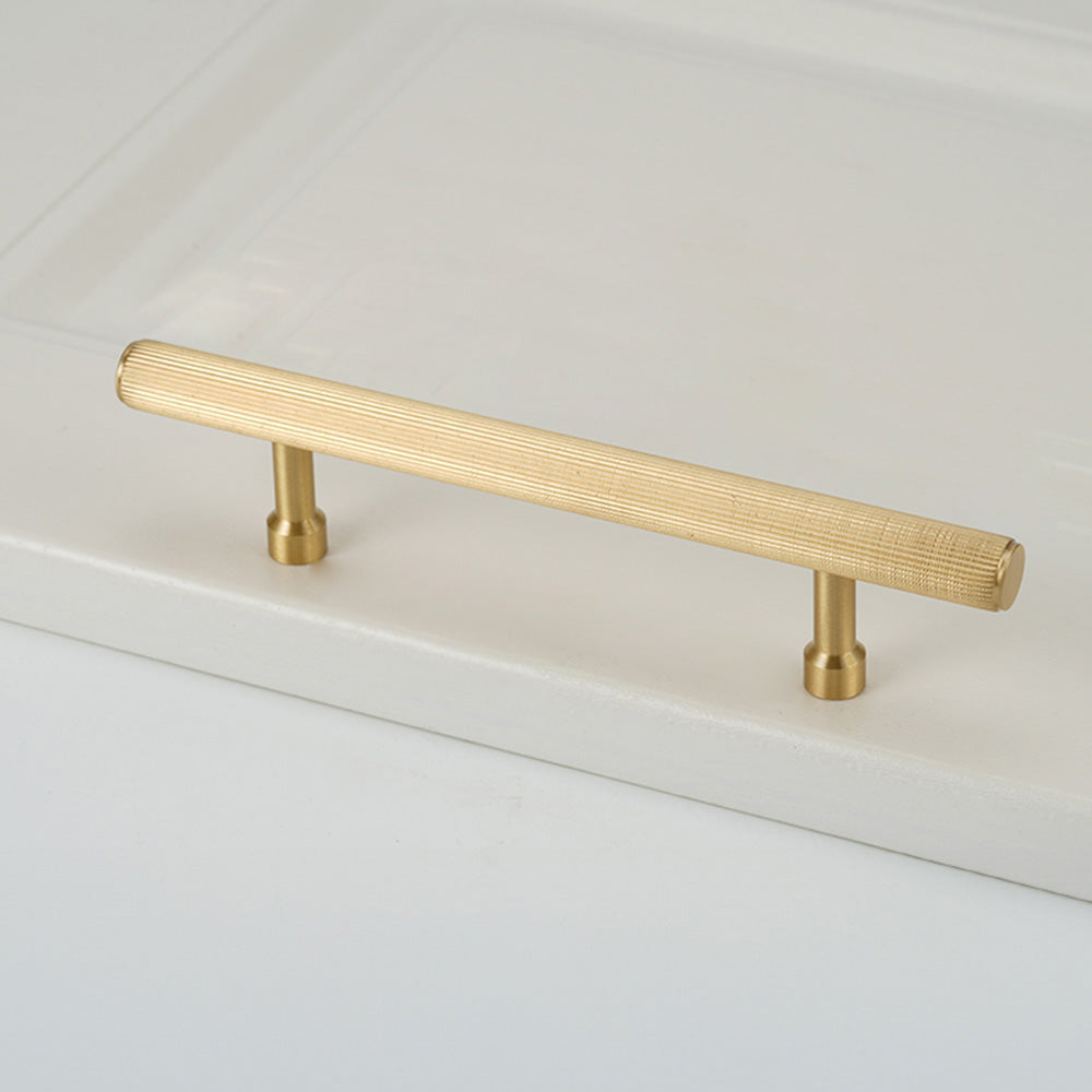 Comforsyco Brushed Gold Brass Cabinet Pulls and Knobs