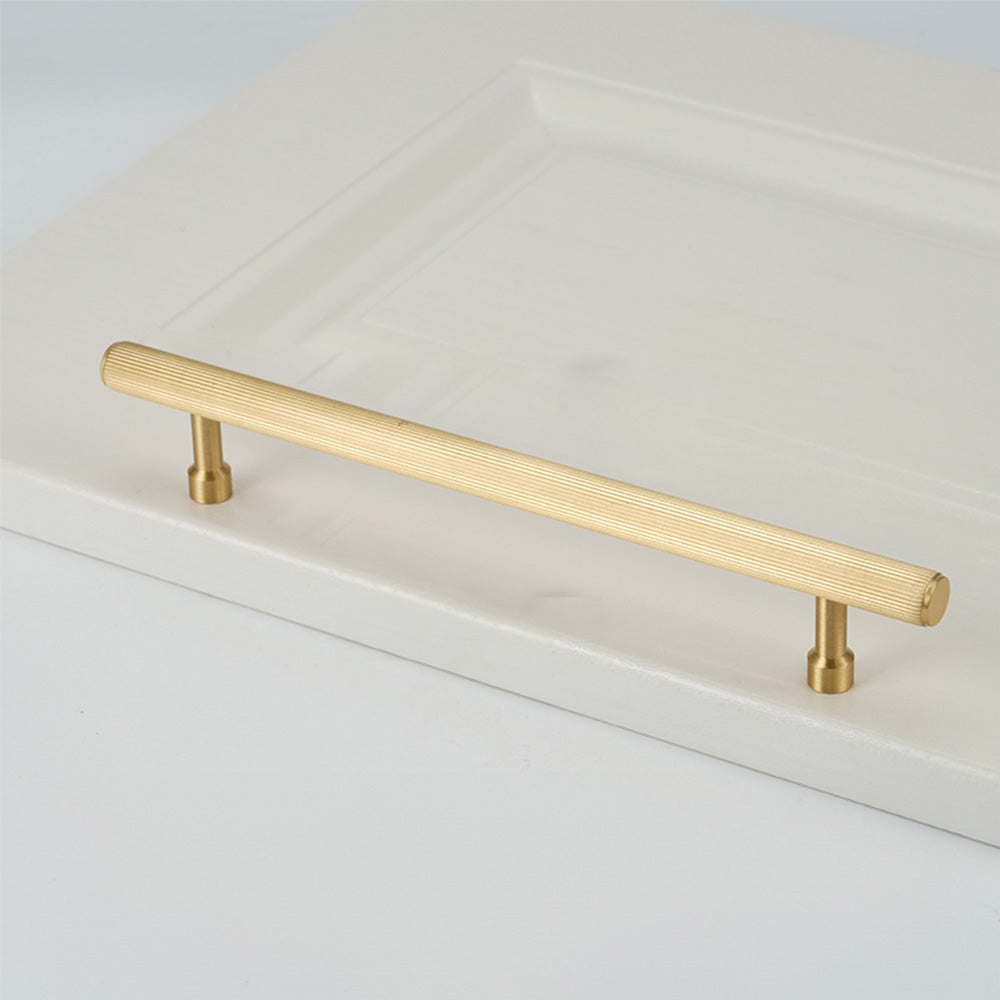 Comforsyco Brushed Gold Brass Cabinet Pulls and Knobs