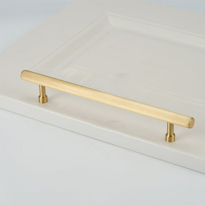 Comforsyco Brushed Gold Brass Cabinet Pulls and Knobs