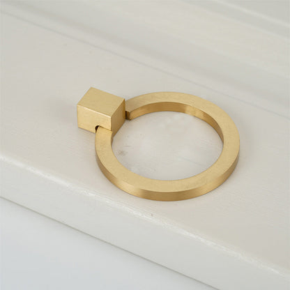 Comforsyco Brushed Gold Brass Cabinet Pulls and Knobs