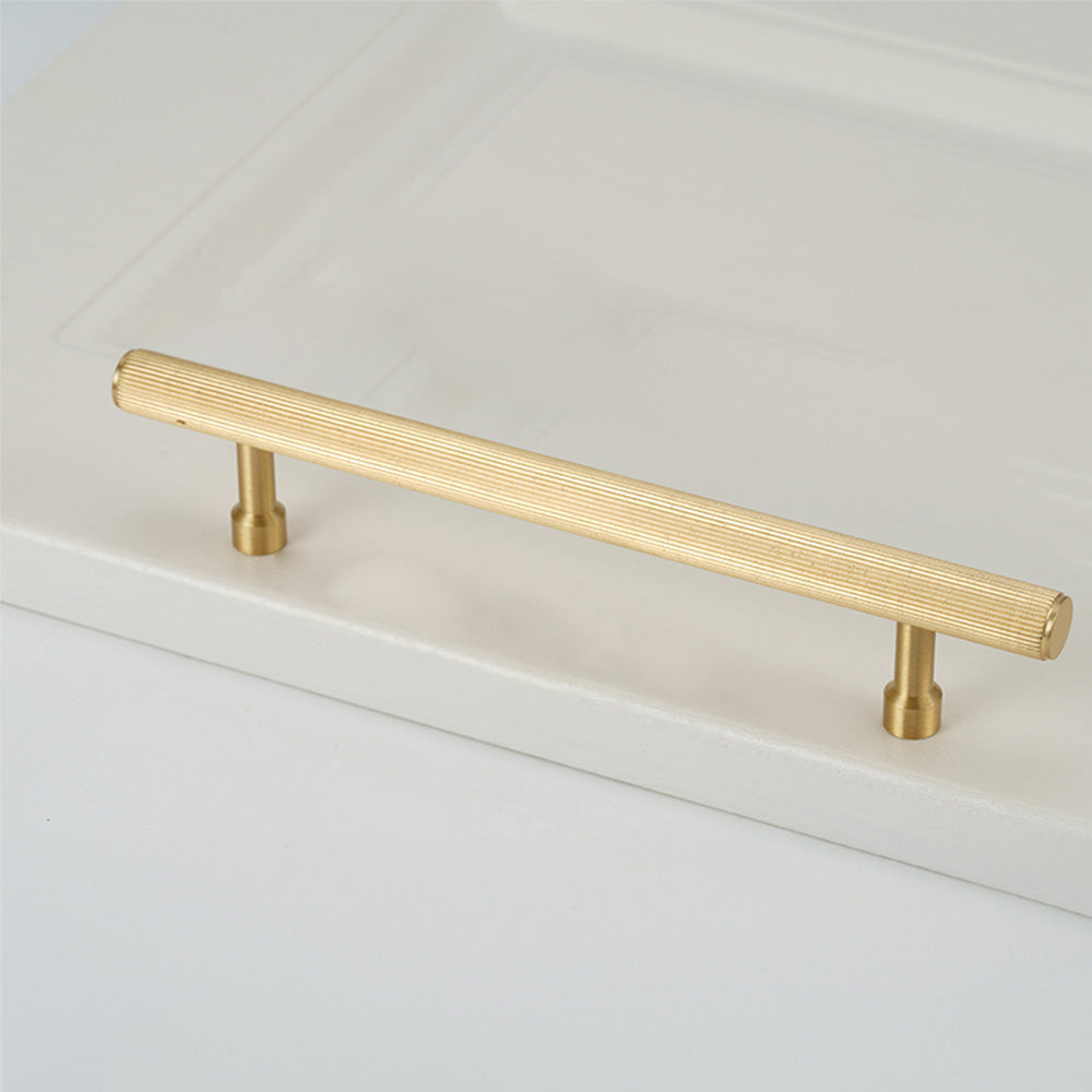 Comforsyco Brushed Gold Brass Cabinet Pulls and Knobs