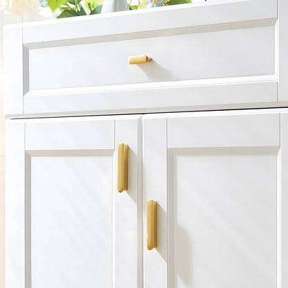 Comforsyco Brushed Gold Brass T-Bar Cabinet Handles