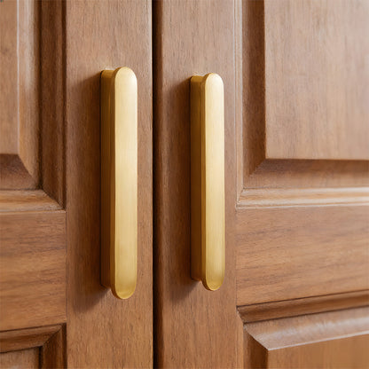 Comforsyco Brushed Gold Brass T-Bar Cabinet Handles