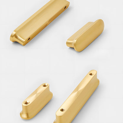 Comforsyco Brushed Gold Brass T-Bar Cabinet Handles