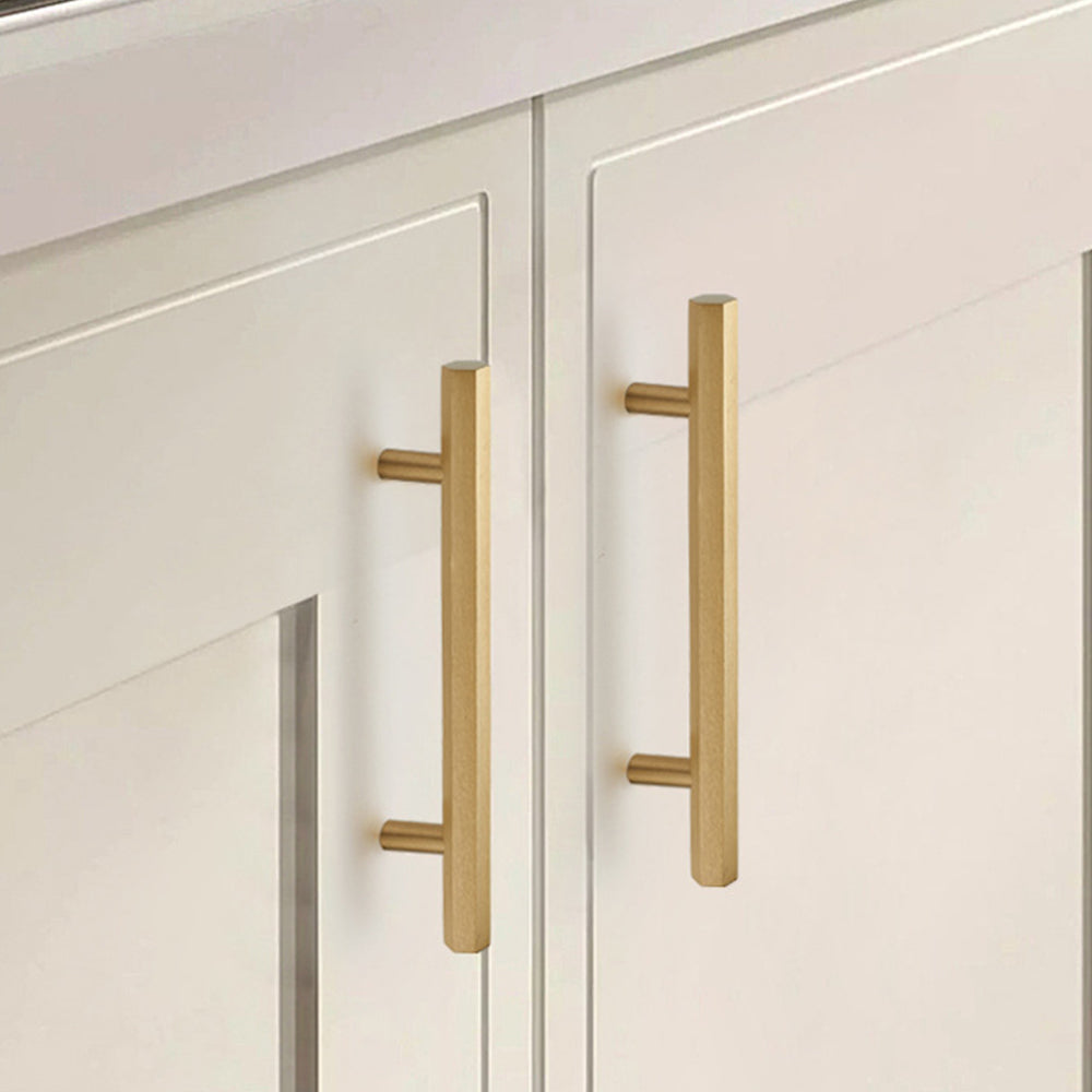 Comforsyco Brushed Gold Cabinet Bar Pull for Kitchen