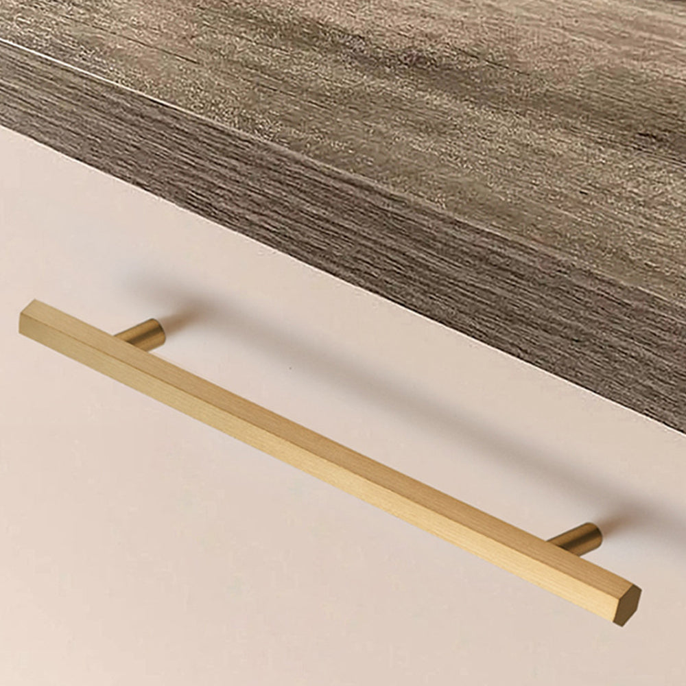 Comforsyco Brushed Gold Cabinet Bar Pull for Kitchen