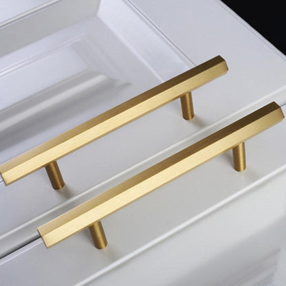 Comforsyco Brushed Gold Cabinet Bar Pull for Kitchen