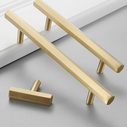 Comforsyco Brushed Gold Cabinet Bar Pull for Kitchen