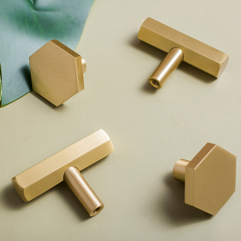 Comforsyco Brushed Gold Cabinet Bar Pull for Kitchen