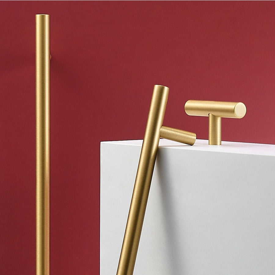 Comforsyco Brushed Gold Euro Style Cabinet Handles