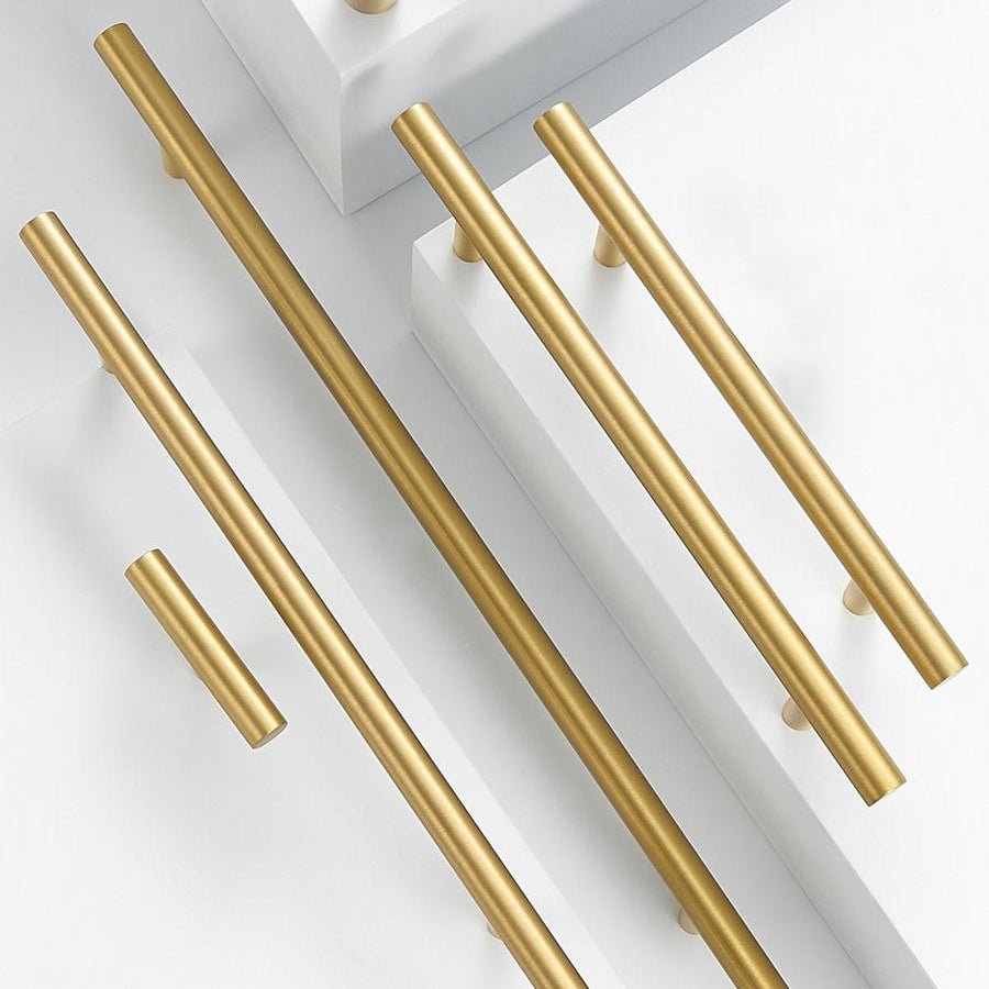 Comforsyco Brushed Gold Euro Style Cabinet Handles