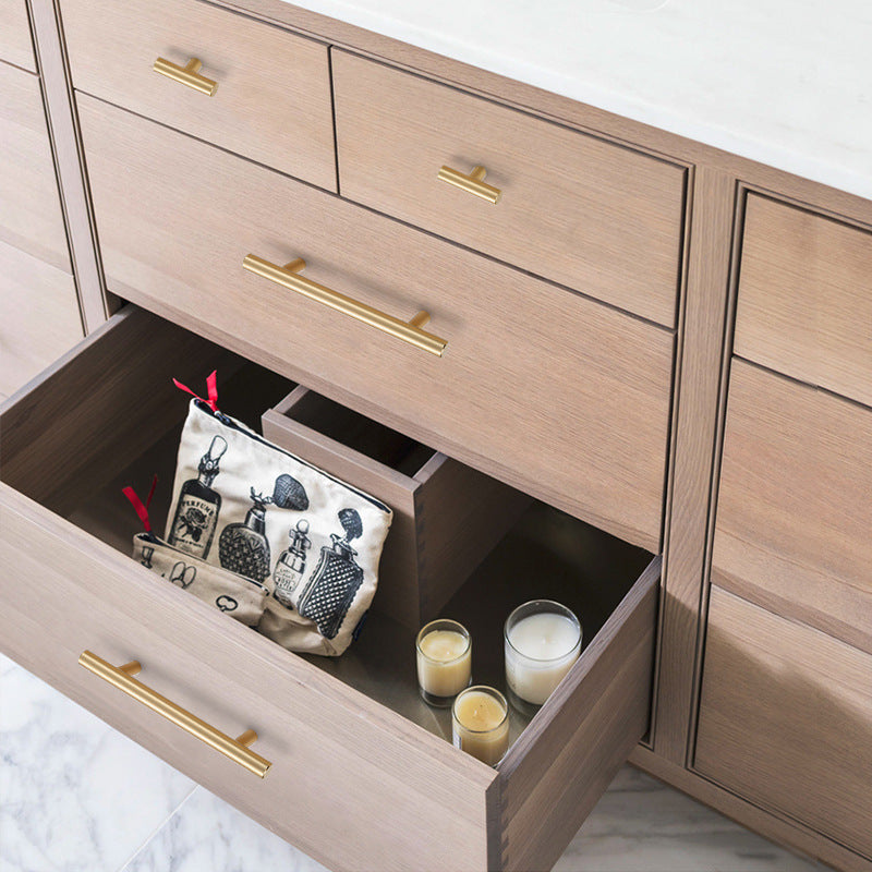 Comforsyco Brushed Gold Euro Style Cabinet Handles