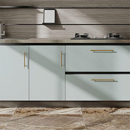 Comforsyco Brushed Gold Euro Style Cabinet Handles