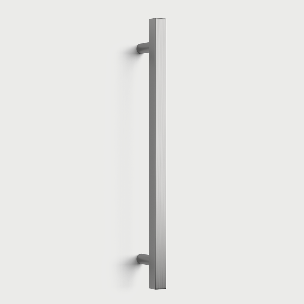 Comforsyco Brushed Nickel Square Bar Cabinet Pulls for Dressers and Vanities