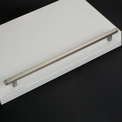 Comforsyco Brushed Square Cabinet Handles and Knobs, Zinc Alloy