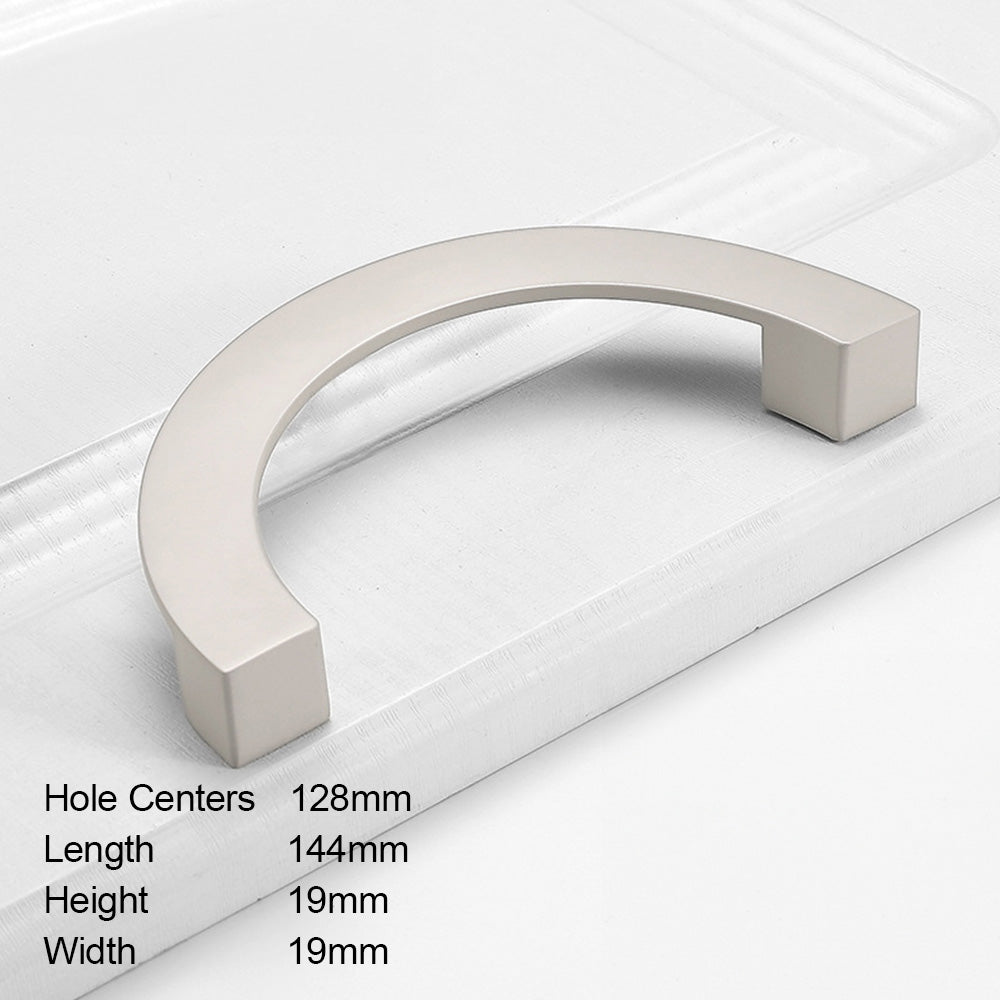 Comforsyco C-Shaped Recessed Drawer Pulls for Sliding Doors