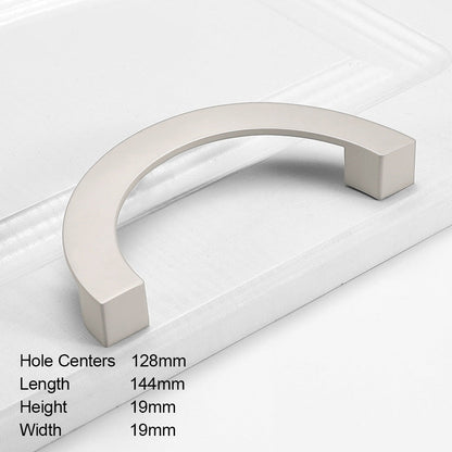 Comforsyco C-Shaped Recessed Drawer Pulls for Sliding Doors
