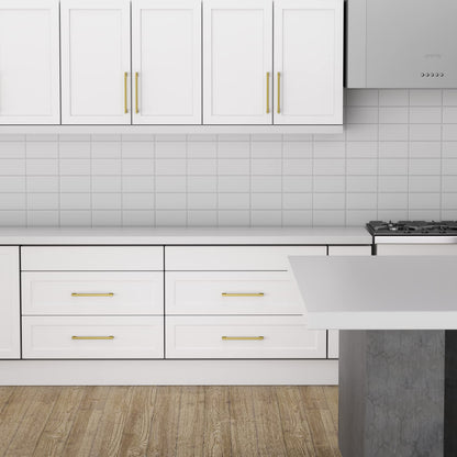 Comforsyco Cabinet Pulls Brushed Gold & Black Cabinet Pulls Kitchen Living Room Pulls