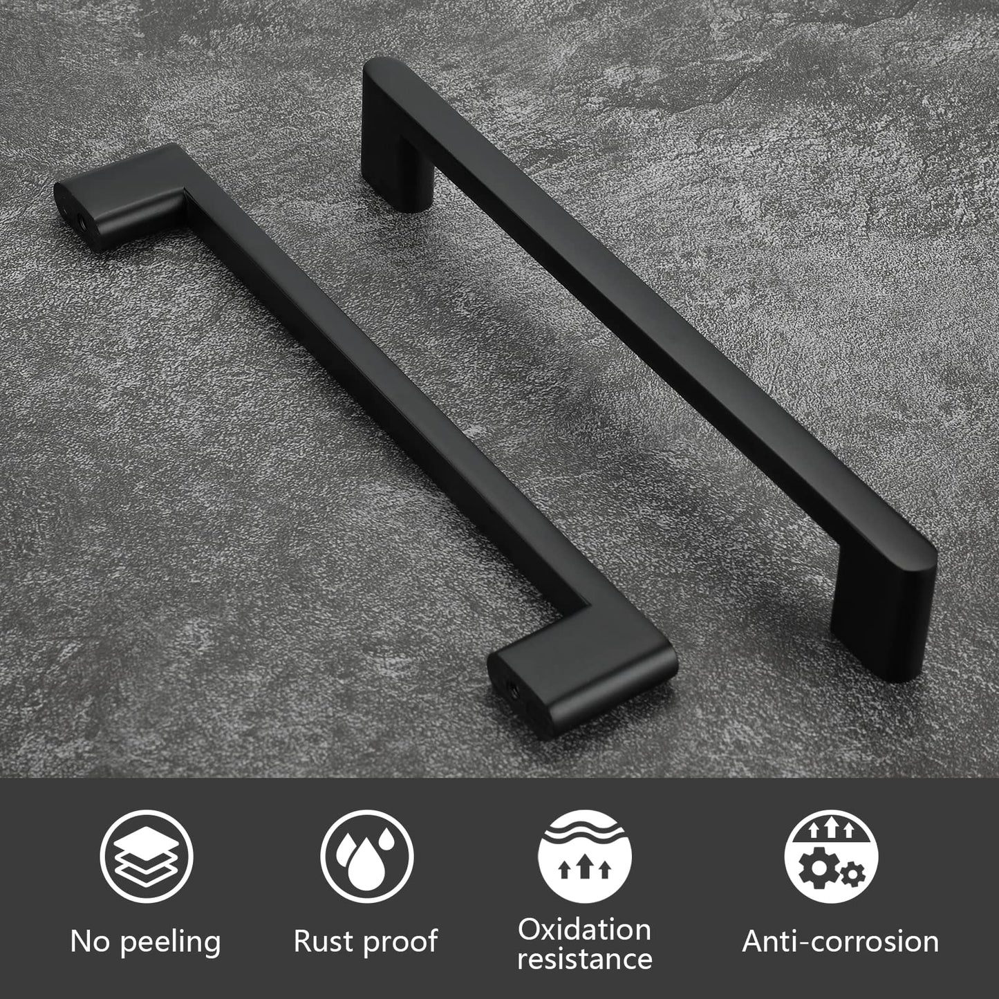 Comforsyco Cabinet Pulls Brushed Gold & Black Cabinet Pulls Kitchen Living Room Pulls