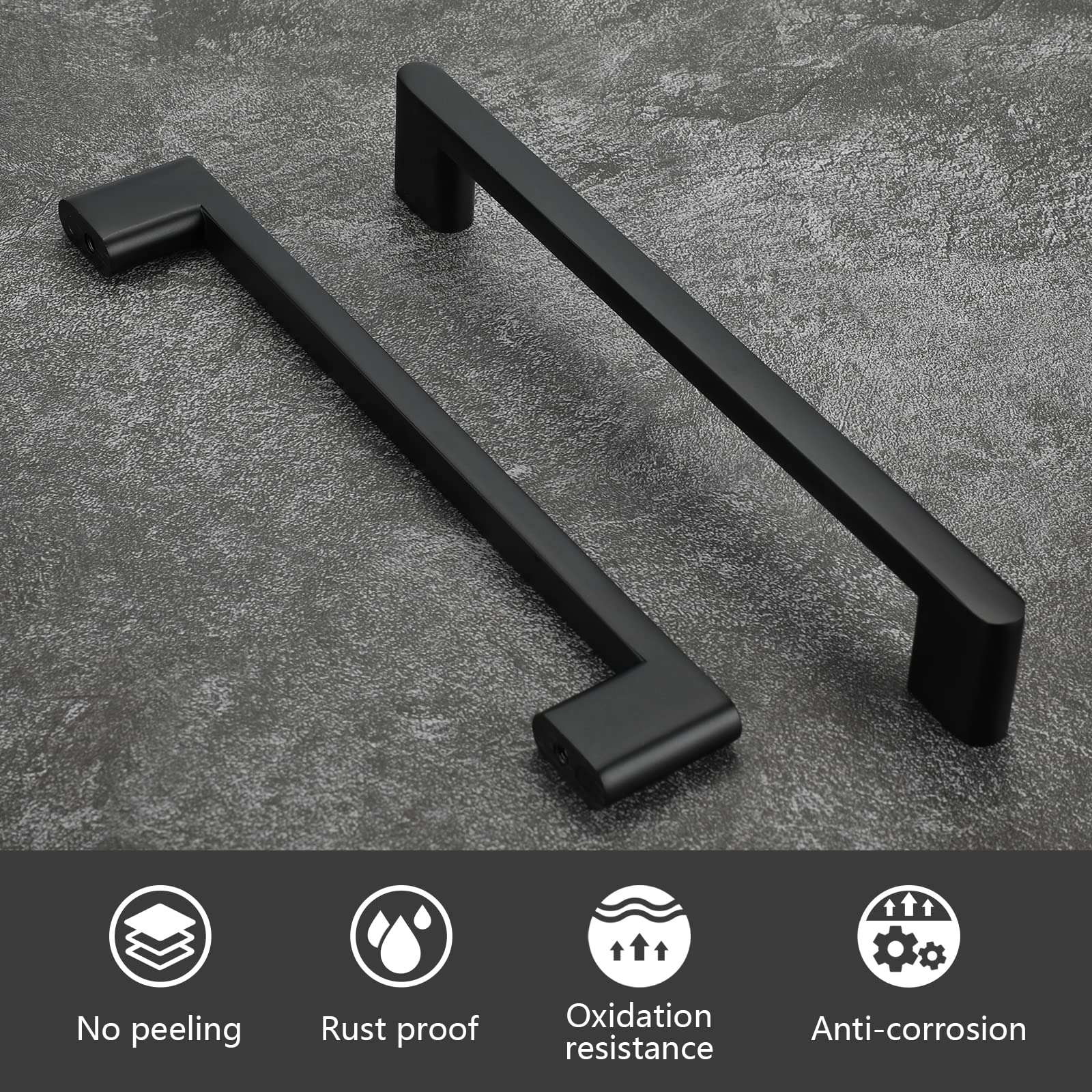 Comforsyco Cabinet Pulls Brushed Gold & Black Cabinet Pulls Kitchen Living Room Pulls