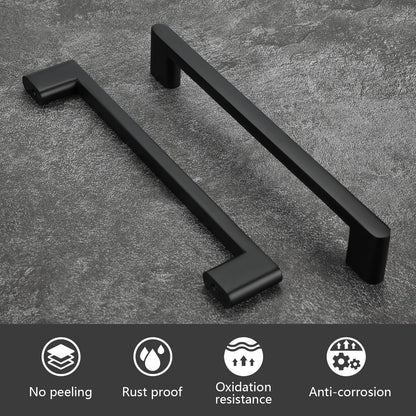 Comforsyco Cabinet Pulls Brushed Gold & Black Cabinet Pulls Kitchen Living Room Pulls
