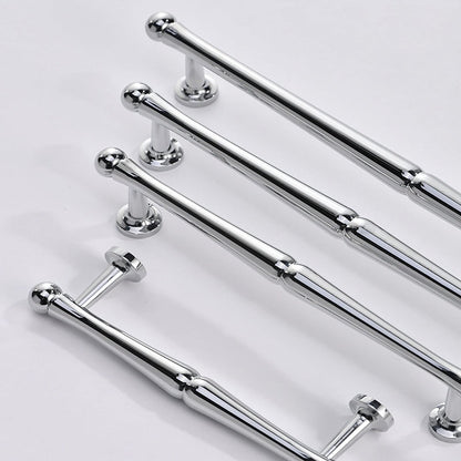 Comforsyco Chrome-Finish Brass Bar Cabinet Pulls and Drawer Handles