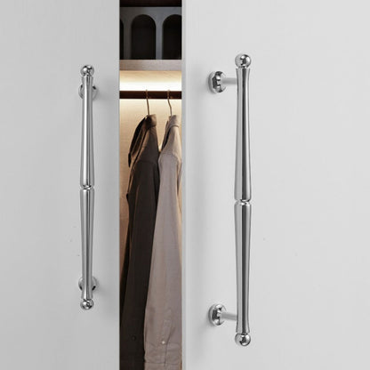 Comforsyco Chrome-Finish Brass Bar Cabinet Pulls and Drawer Handles