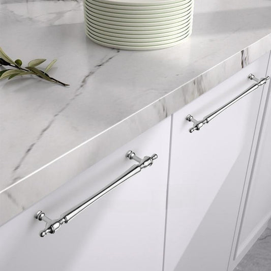 Comforsyco Chrome-Plated Brass Cabinet Pulls and Drawer Handles