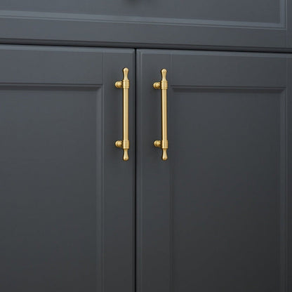 Comforsyco Classic Gold Zinc Alloy Cabinet Pulls for Drawers and Dressers
