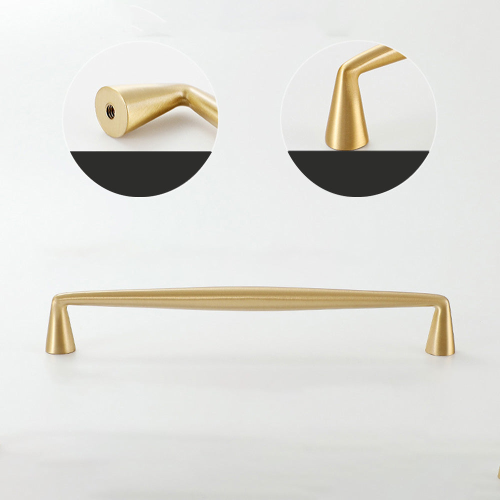 Comforsyco Classic Retro Brass Furniture Cabinet Pulls