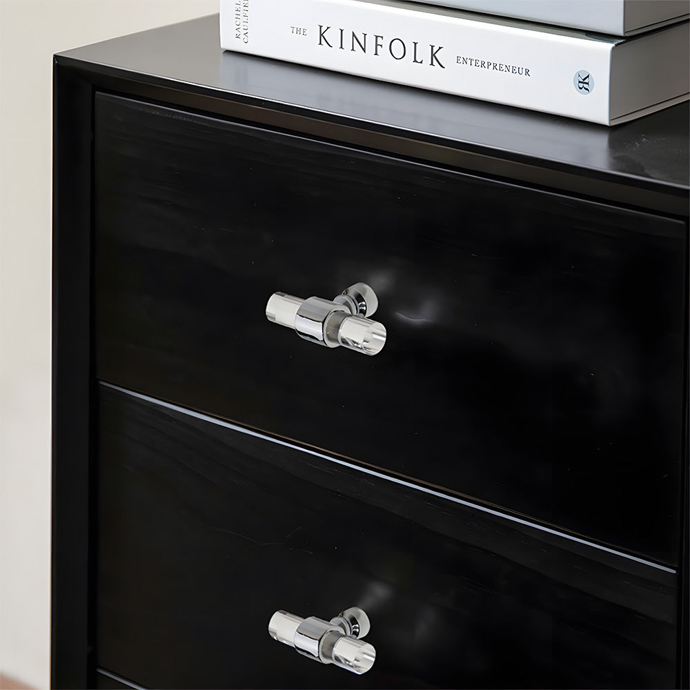 Comforsyco Clear Acrylic Cabinet Pulls and Knobs, Gold / Silver Options
