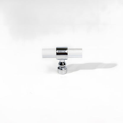 Comforsyco Clear Acrylic Cabinet Pulls and Knobs, Gold / Silver Options