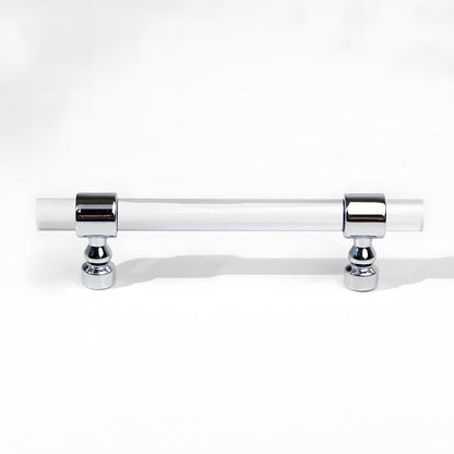 Comforsyco Clear Acrylic Cabinet Pulls and Knobs, Gold / Silver Options