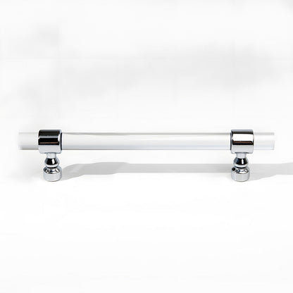 Comforsyco Clear Acrylic Cabinet Pulls and Knobs, Gold / Silver Options