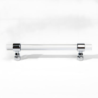 Comforsyco Clear Acrylic Cabinet Pulls and Knobs, Gold / Silver Options