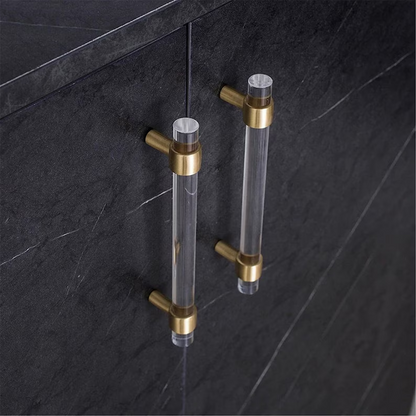 Comforsyco Clear Acrylic Crystal Drawer Knob Dresser Handles