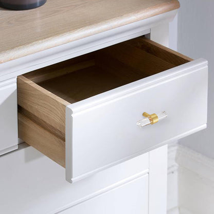 Comforsyco Clear Acrylic Crystal Drawer Knob Dresser Handles