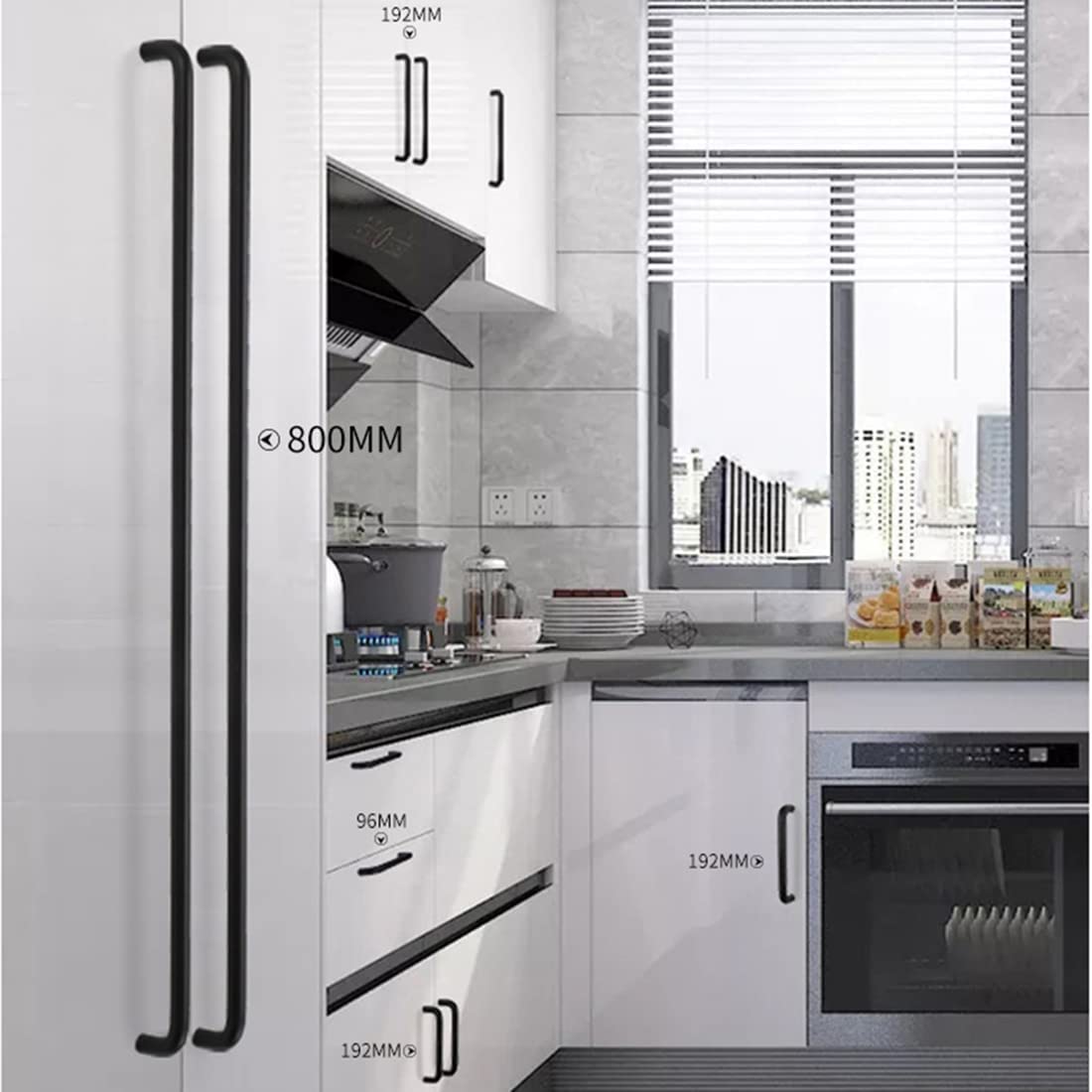 Comforsyco Colorful Curved Cabinet Pulls and Knobs for Kids' Room Furniture