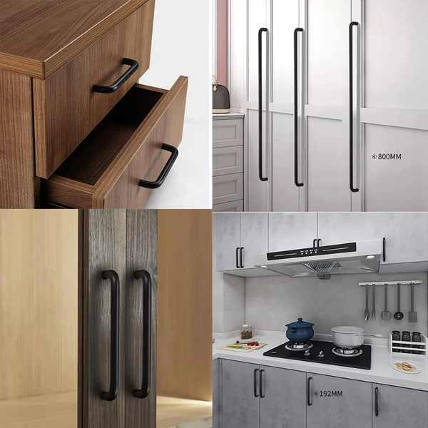 Comforsyco Colorful Curved Cabinet Pulls and Knobs for Kids' Room Furniture