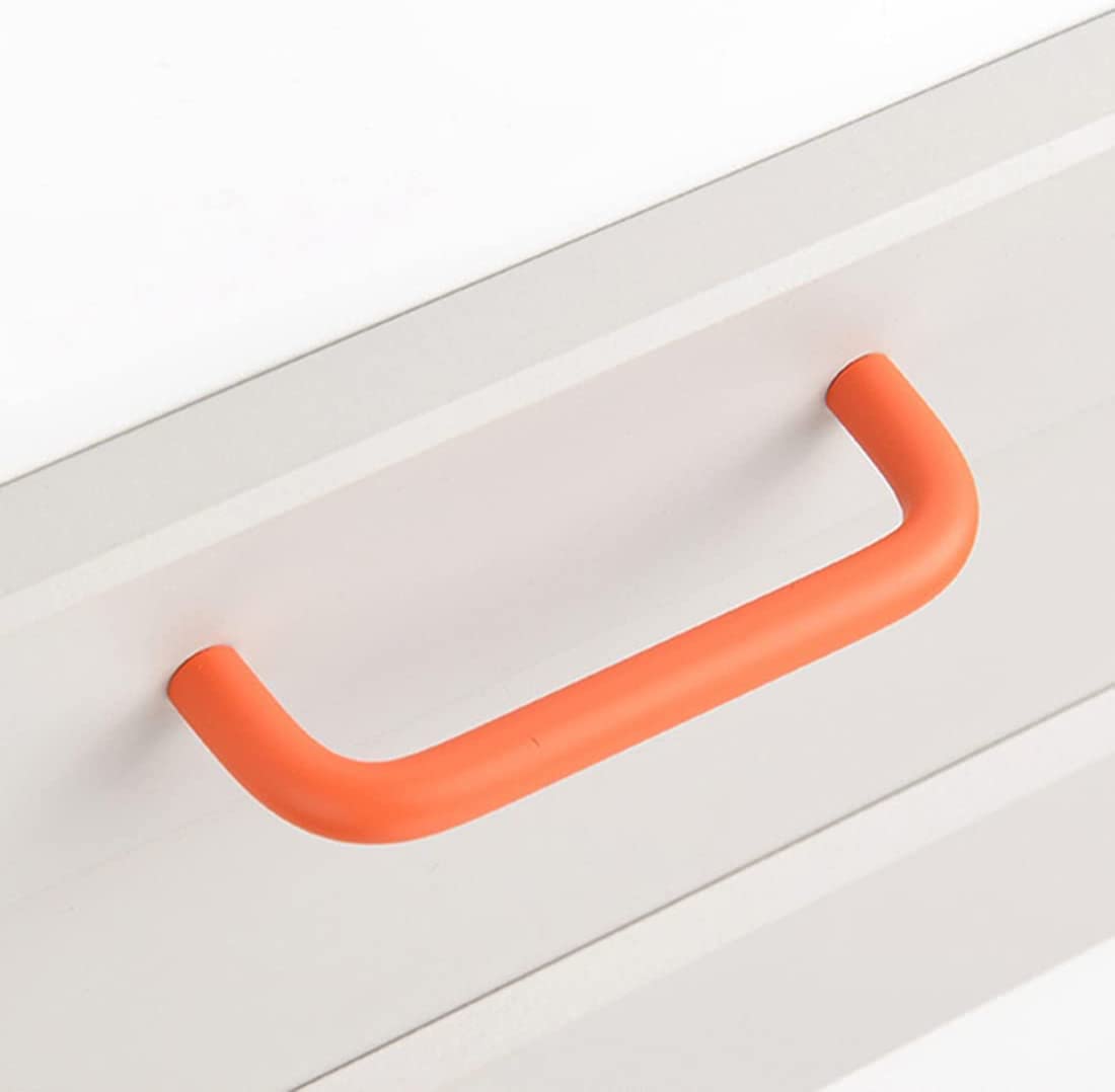 Comforsyco Colorful Curved Cabinet Pulls and Knobs for Kids' Room Furniture