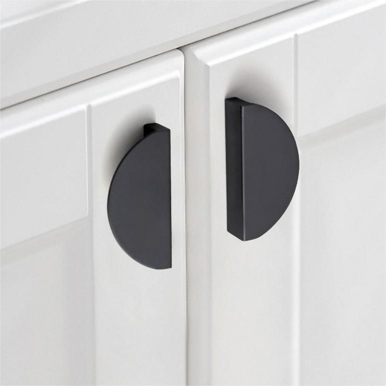 Comforsyco Colorful Half Moon Cabinet Pulls for Kids Rooms