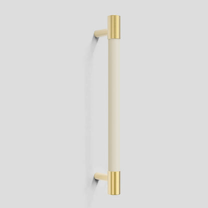 Comforsyco Colorful Leather and Brass Cabinet Pulls and Knobs
