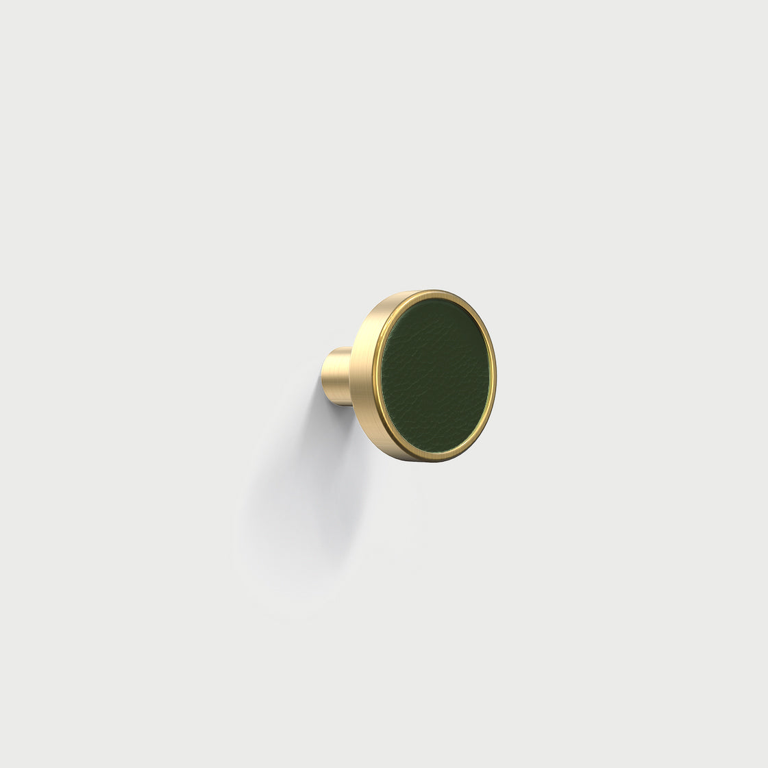 Comforsyco Colorful Leather and Brass Cabinet Pulls and Knobs