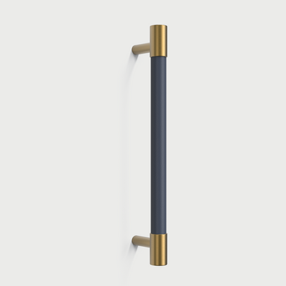 Comforsyco Colorful Leather and Brass Cabinet Pulls and Knobs