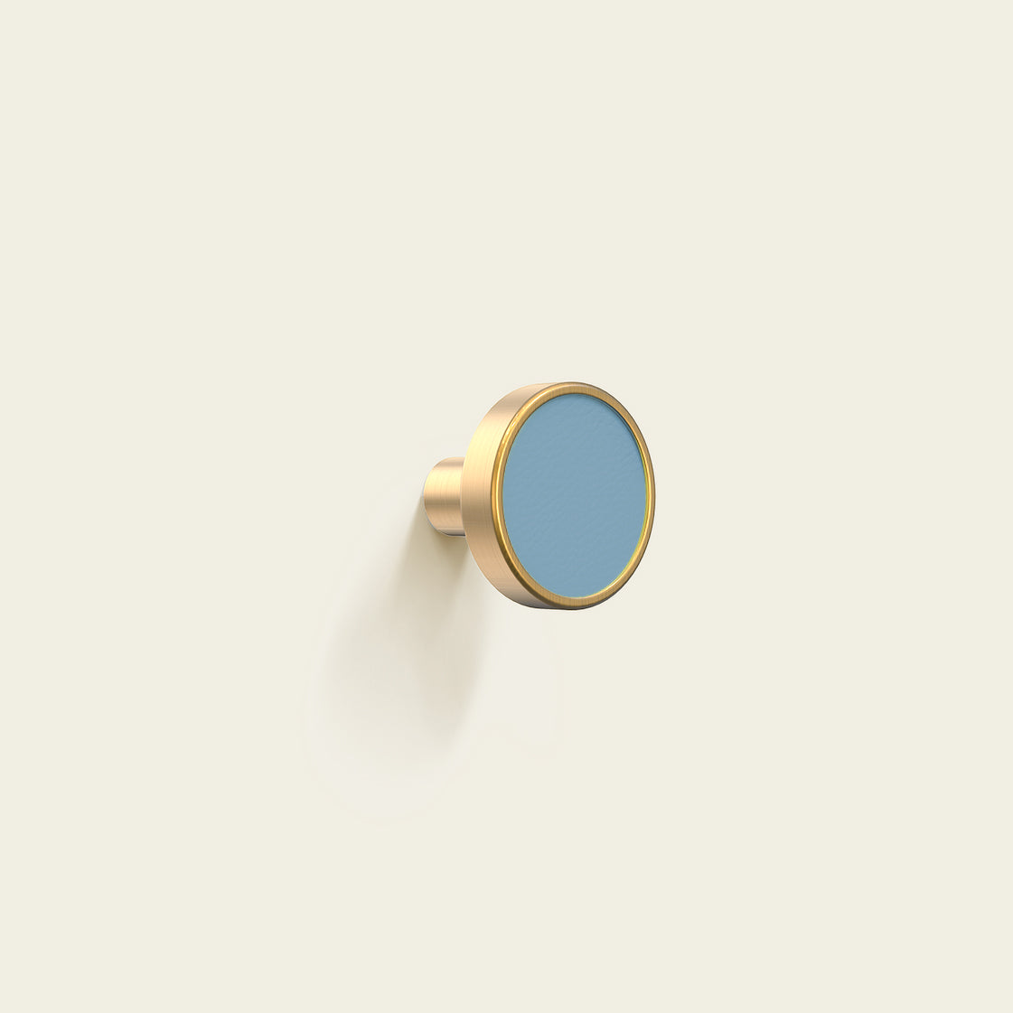 Comforsyco Colorful Leather and Brass Cabinet Pulls and Knobs