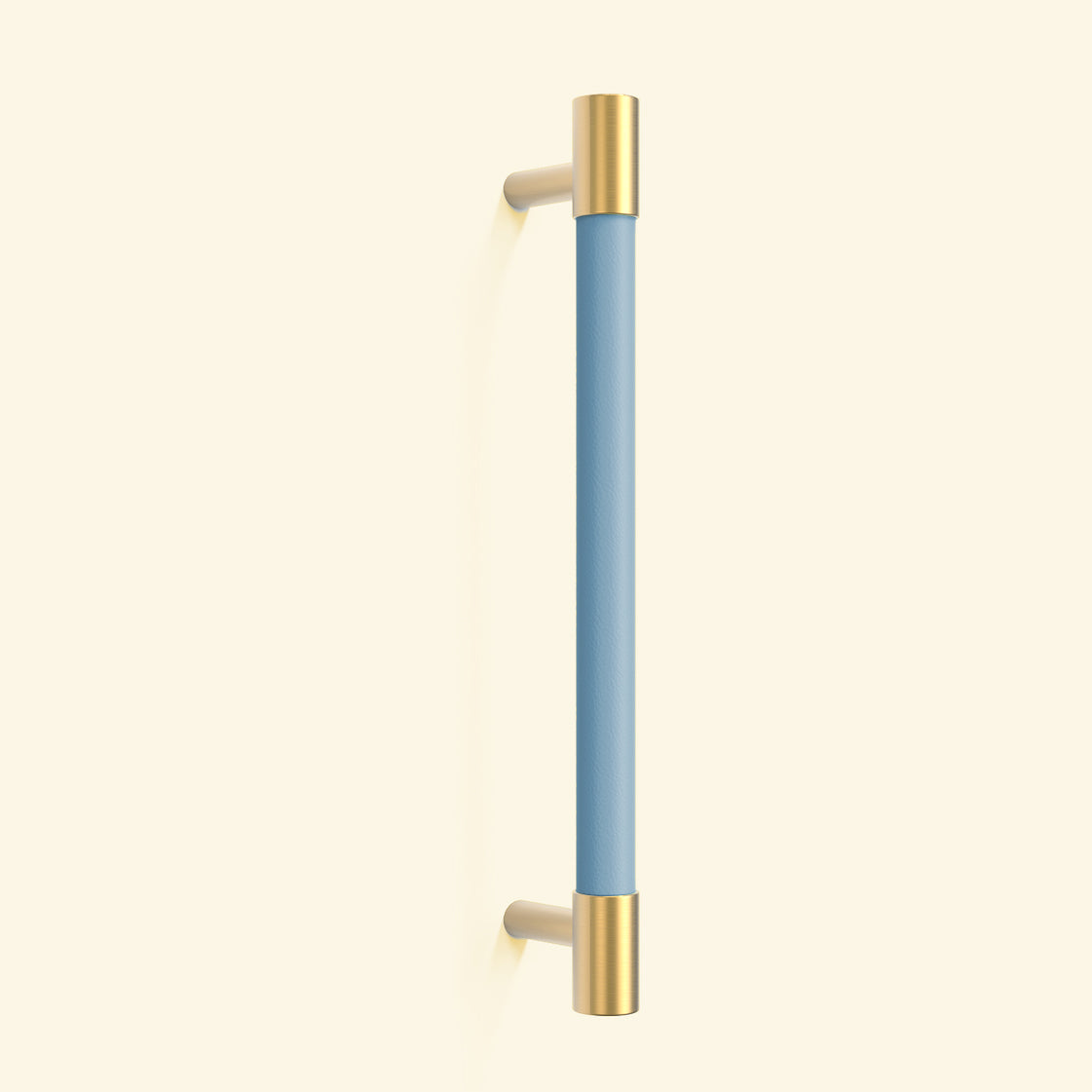 Comforsyco Colorful Leather and Brass Cabinet Pulls and Knobs