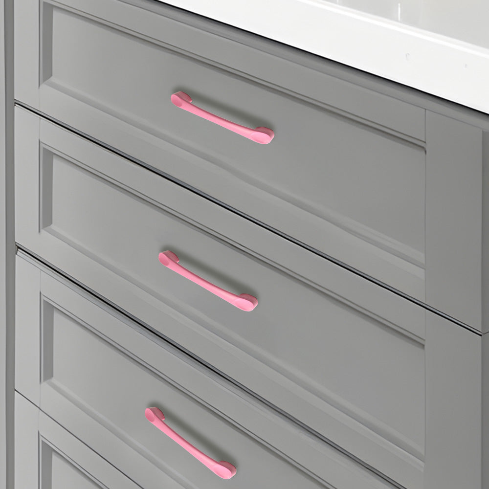 Comforsyco Colorful Round Bar Cabinet Handles and Knobs