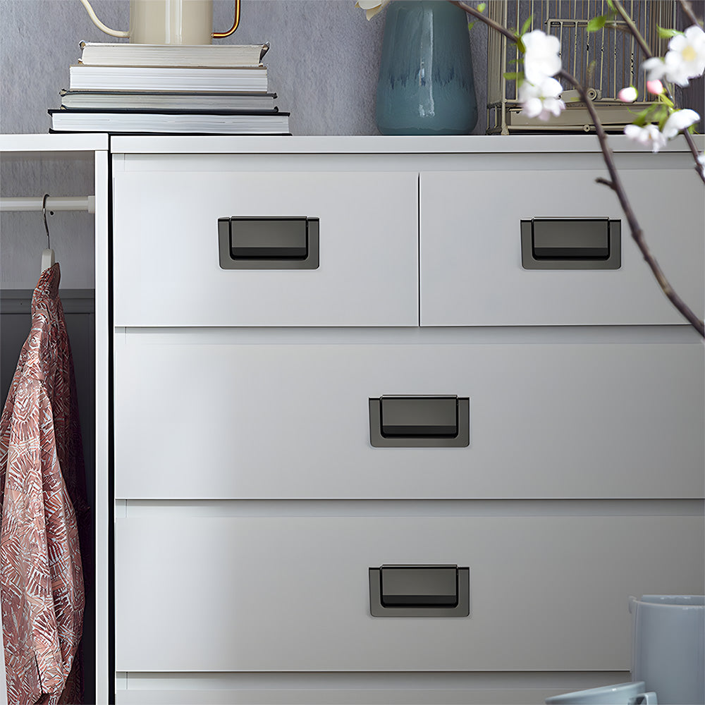 Comforsyco Concealed Flush Drawer Pulls and Ring Handles